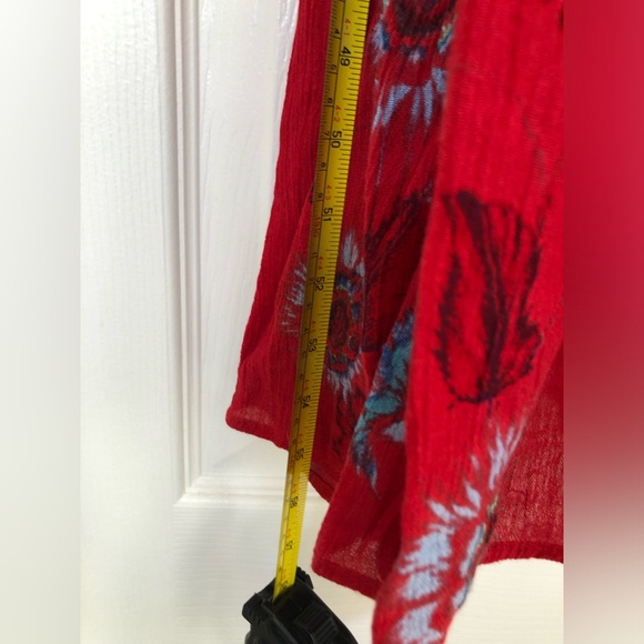 Free People Intimately Garden Party Red Maxi Dress - Picture 13 of 15